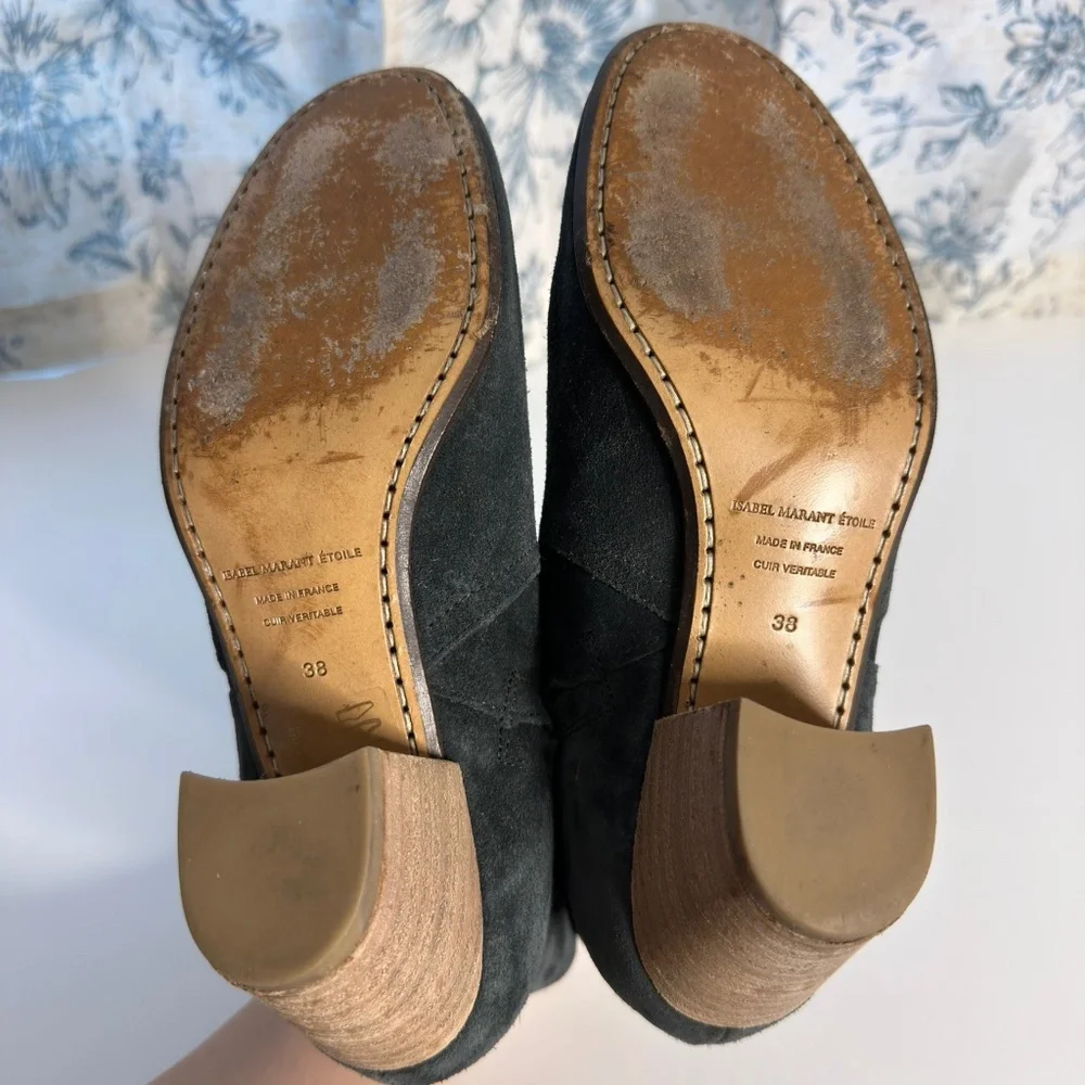 ISABEL MARANT Dicker Suede Ankle Boots - Picture 6 of 6